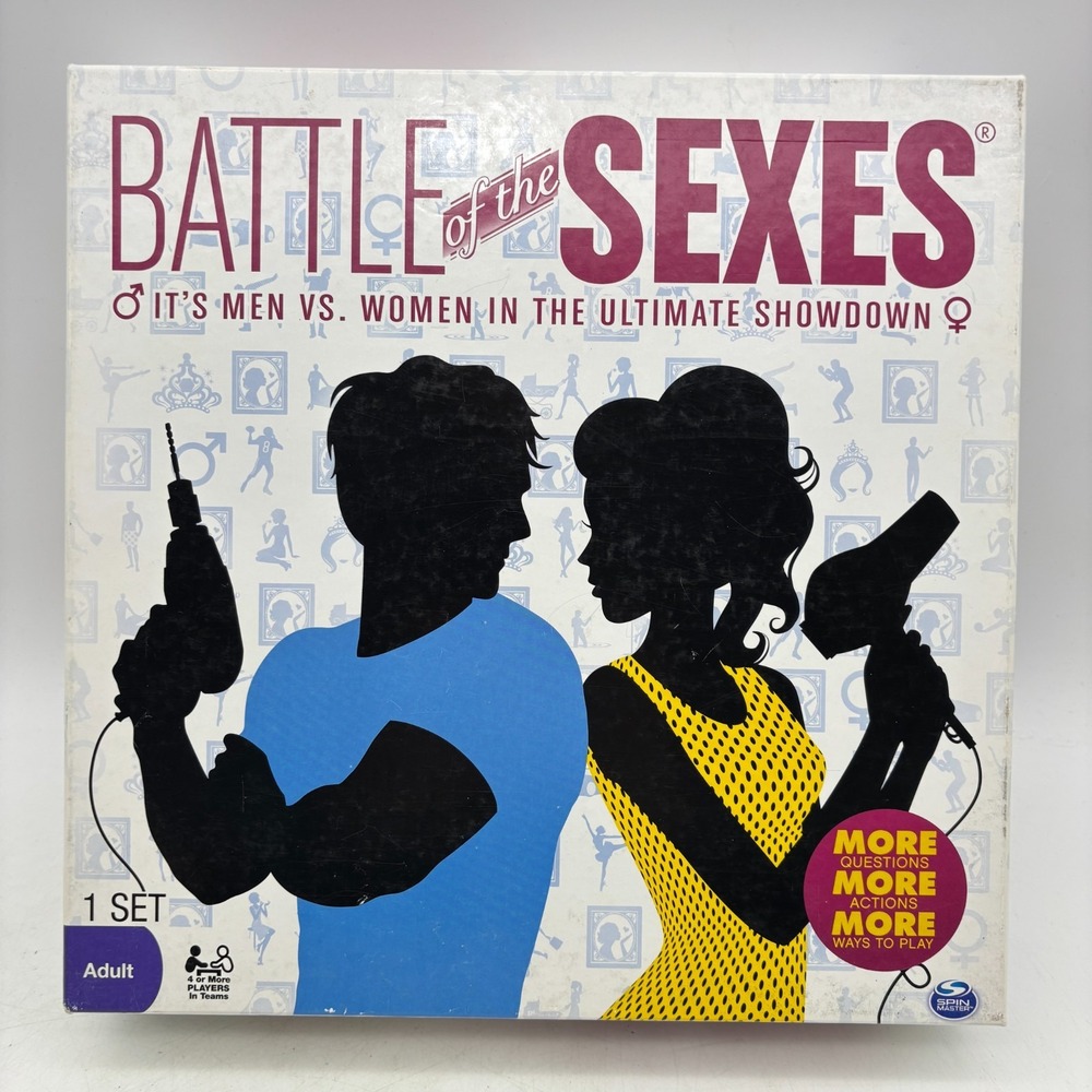 Battle of the Sexes COMPLETE Spin Master 2012 Men Women Trivia
